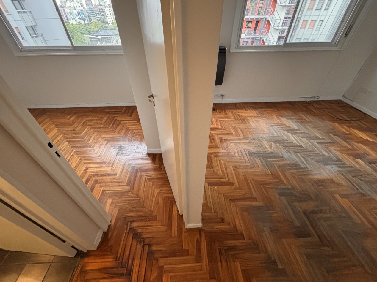 2 ambientes con hermosa vista abierta en un 8° piso