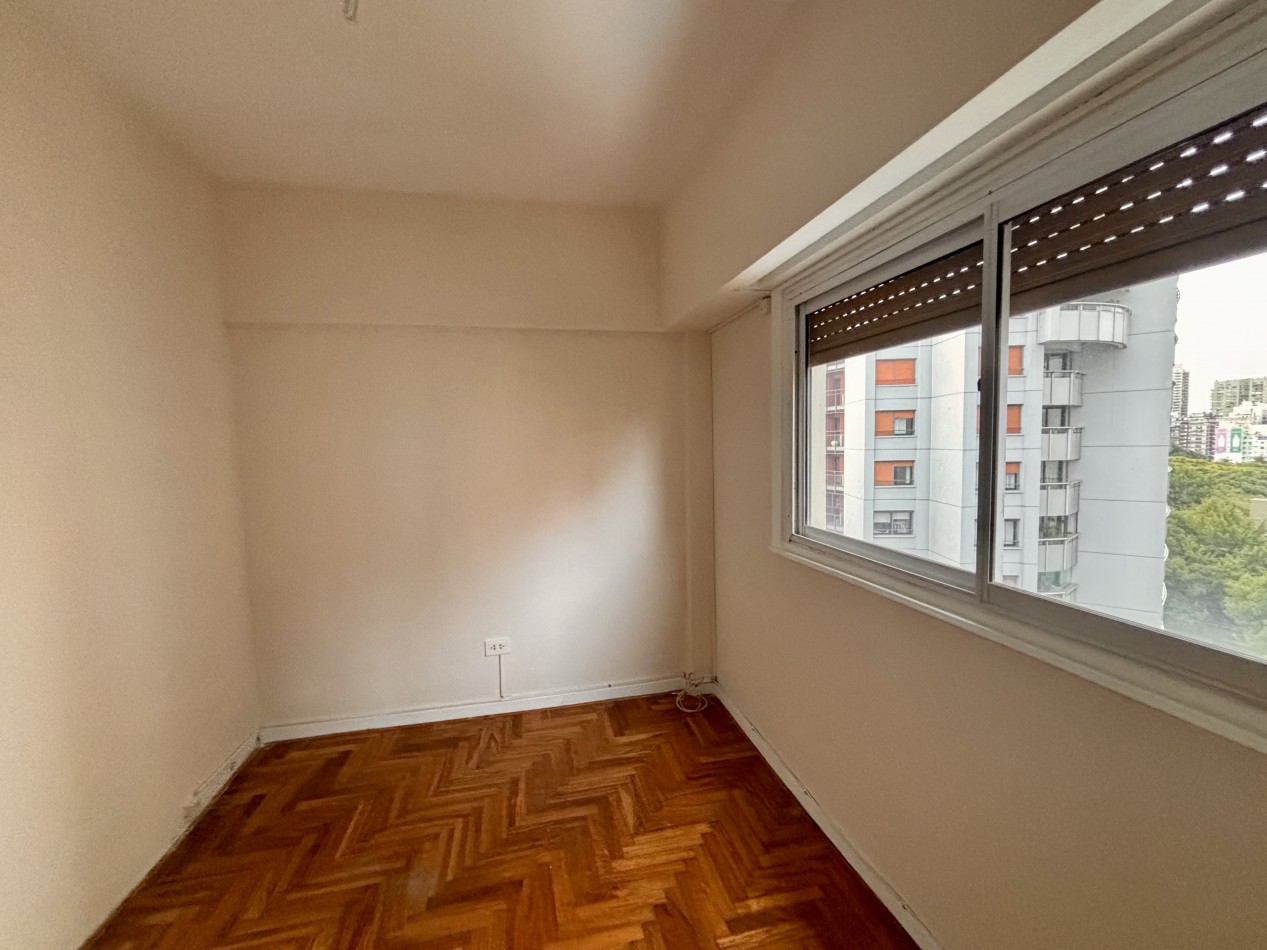 2 ambientes con hermosa vista abierta en un 8° piso