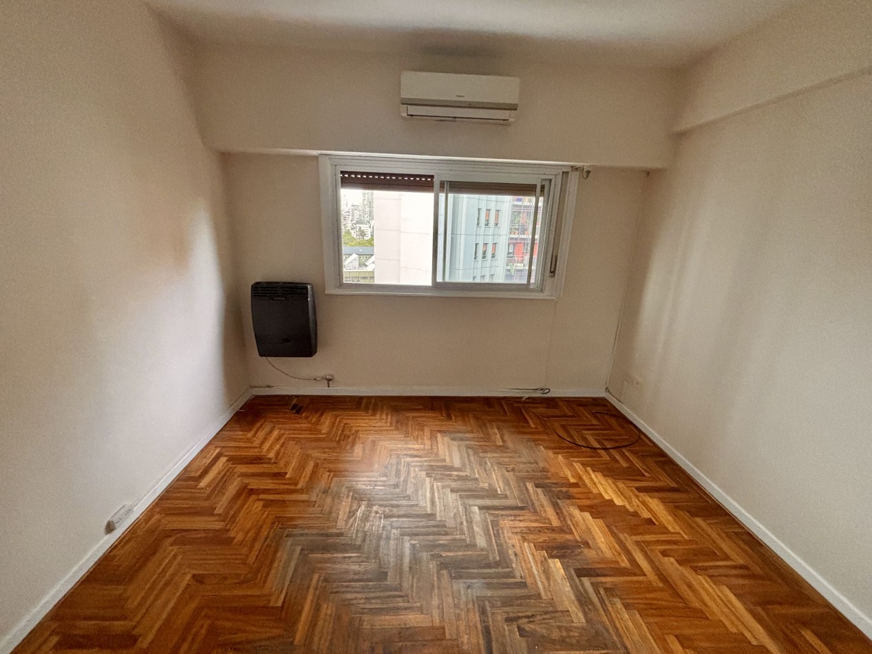 2 ambientes con hermosa vista abierta en un 8° piso