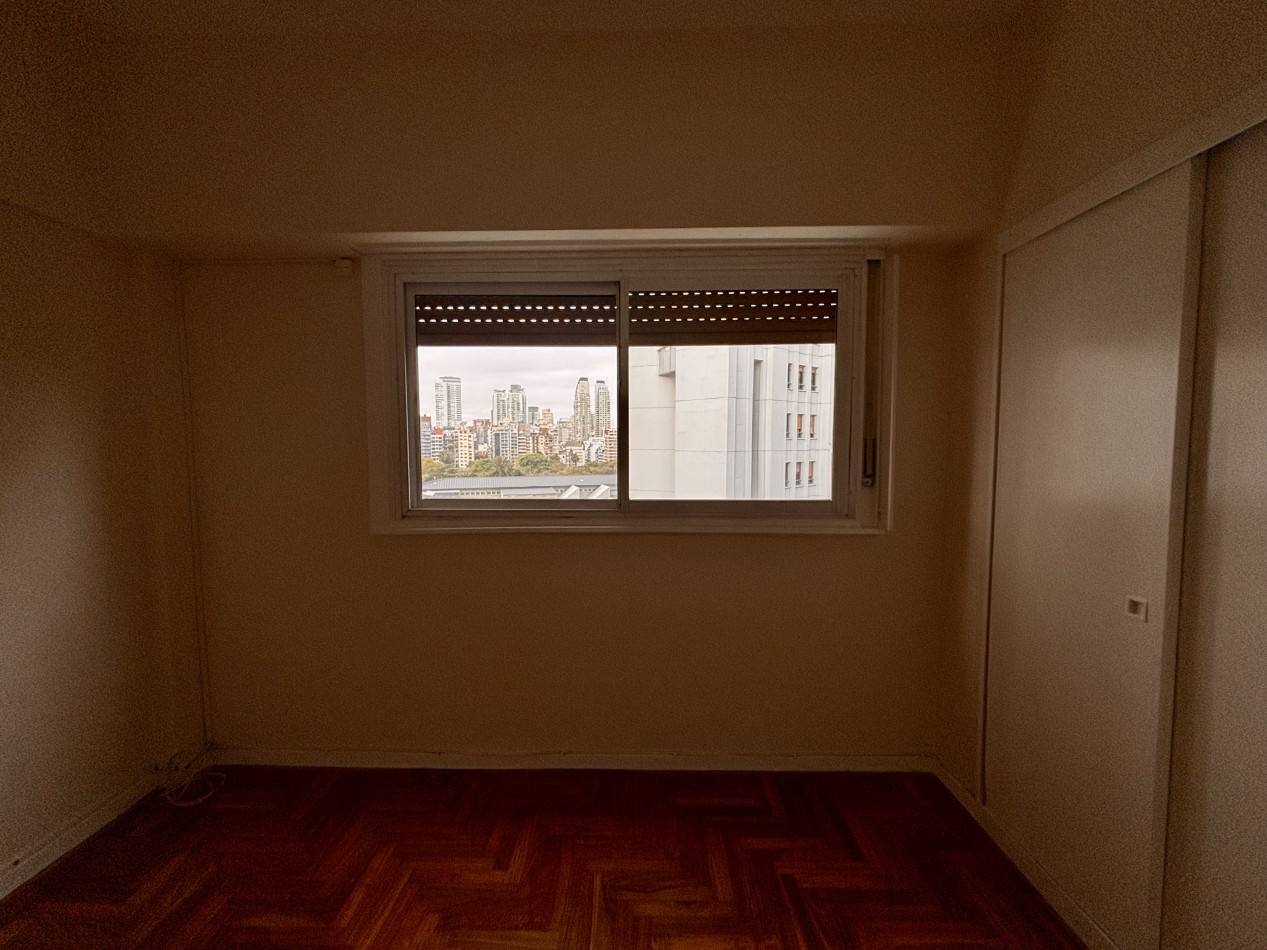 2 ambientes con hermosa vista abierta en un 8° piso