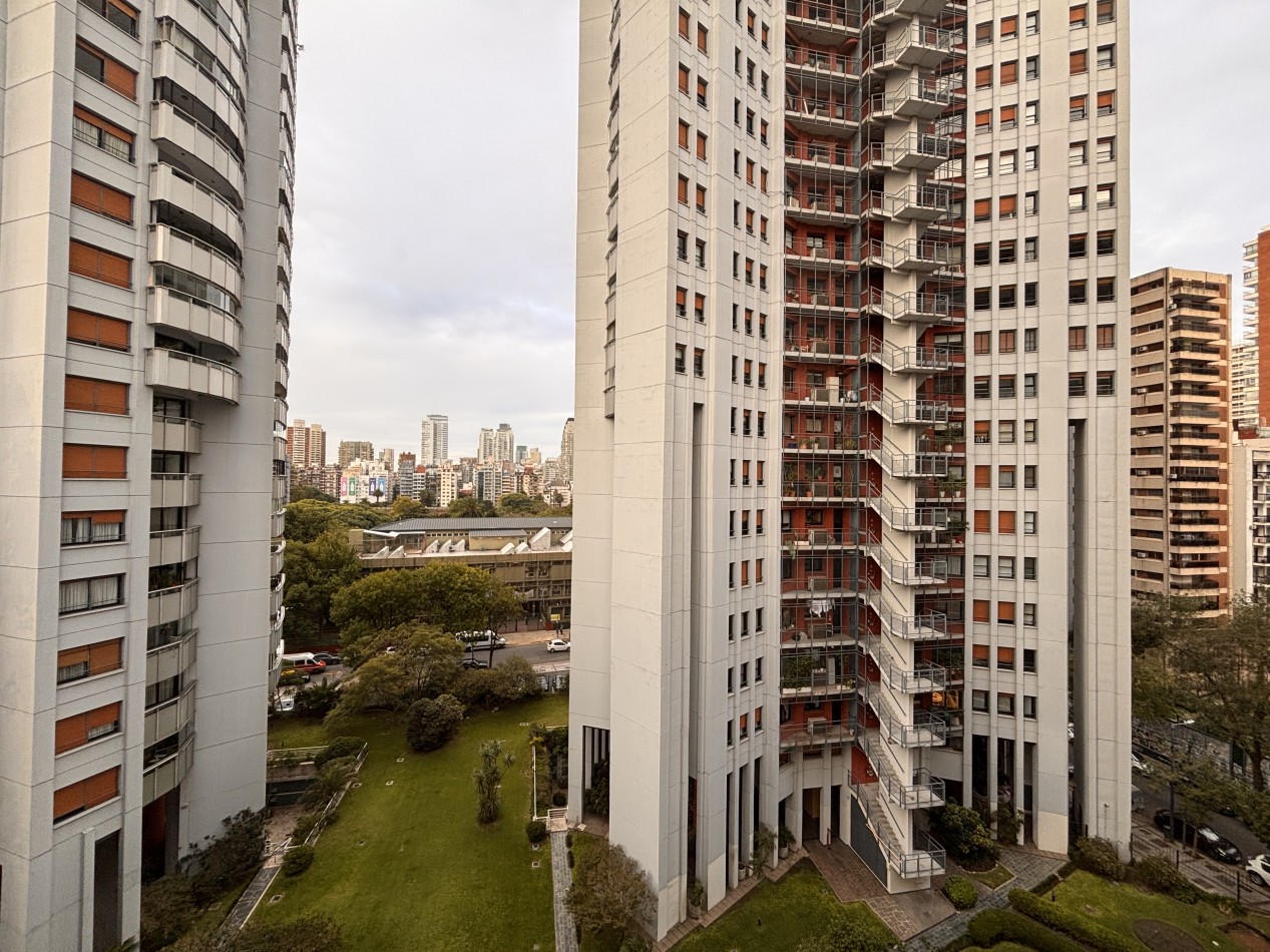 2 ambientes con hermosa vista abierta en un 8° piso