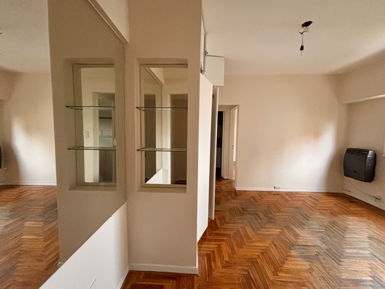 2 ambientes con hermosa vista abierta en un 8° piso