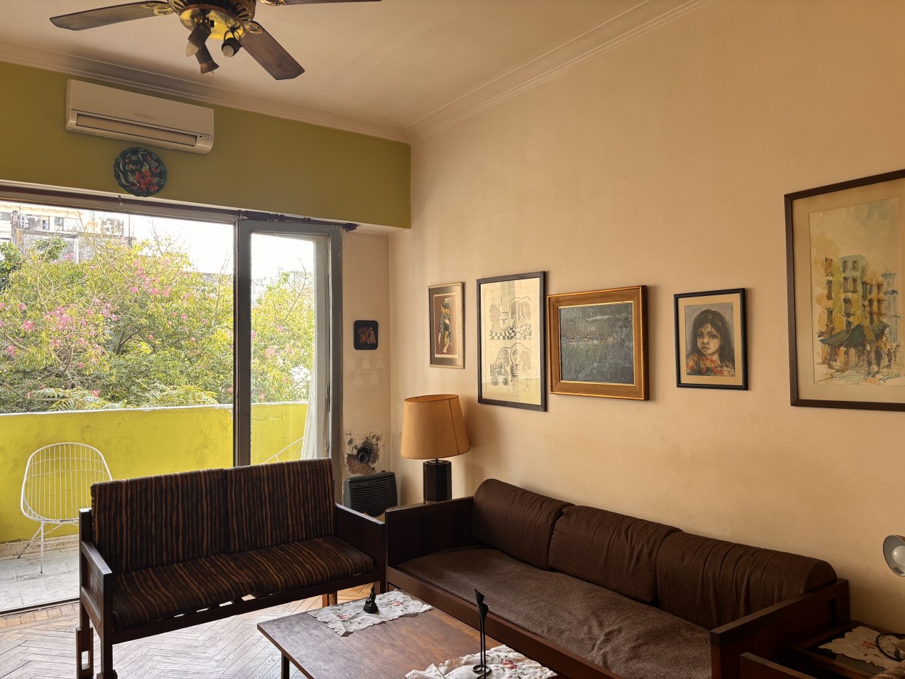 3 ambientes + dependencia con balcon, IDEAL PARA FLIPPING - 80m2 tot.