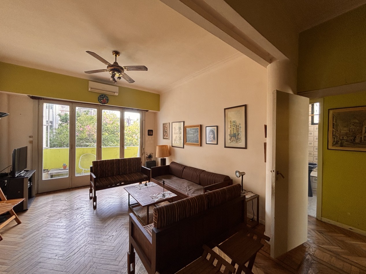 3 ambientes + dependencia con balcon, IDEAL PARA FLIPPING - 80m2 tot.
