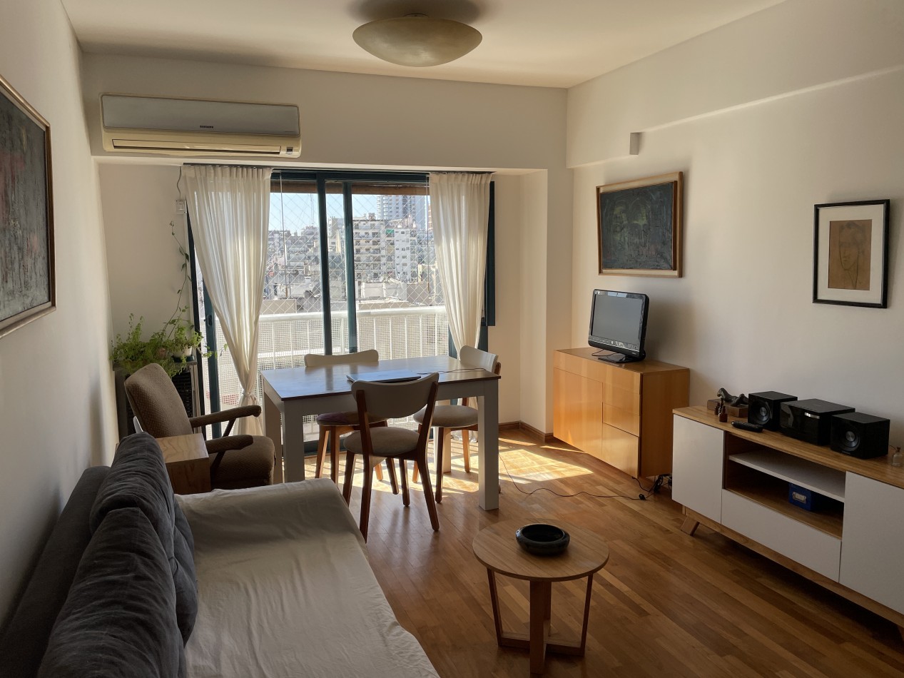 excelente 3 ambientes vista abierta con balcon
