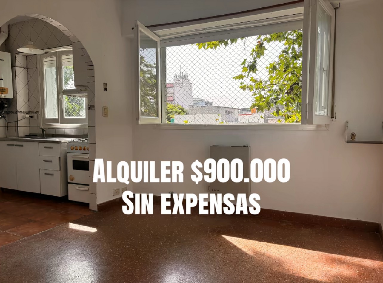 3 ambientes sin expensas 