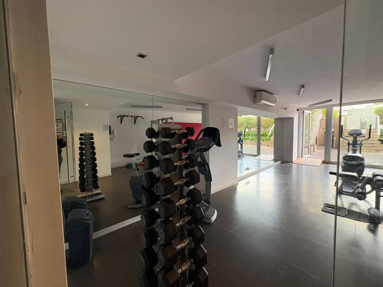 Amplio dos ambientes con amenities en Palermo