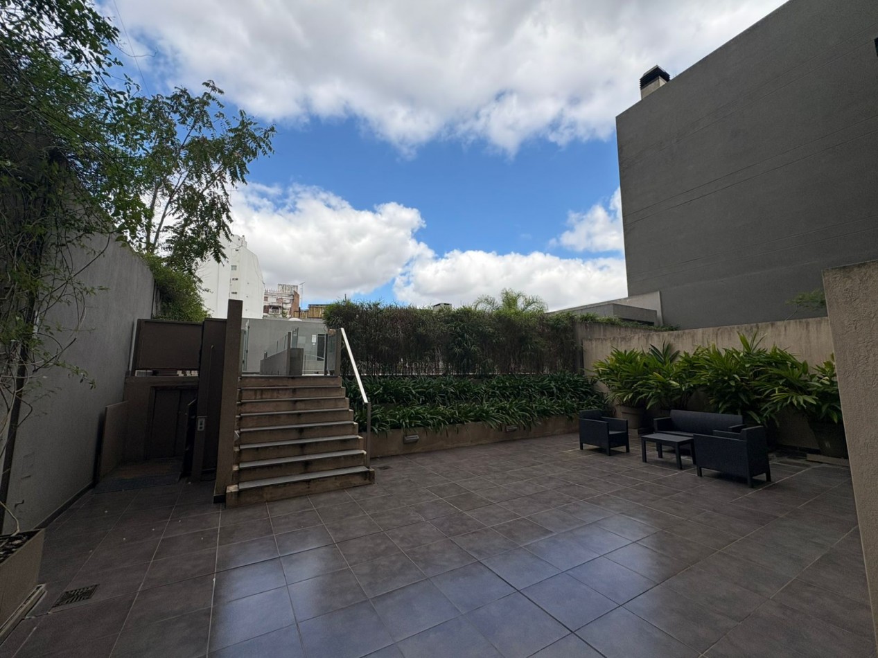 Amplio dos ambientes con amenities en Palermo