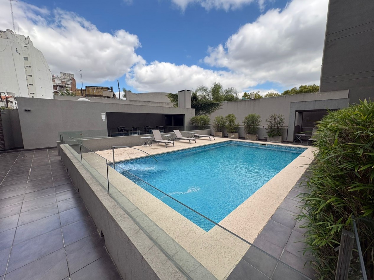 Amplio dos ambientes con amenities en Palermo