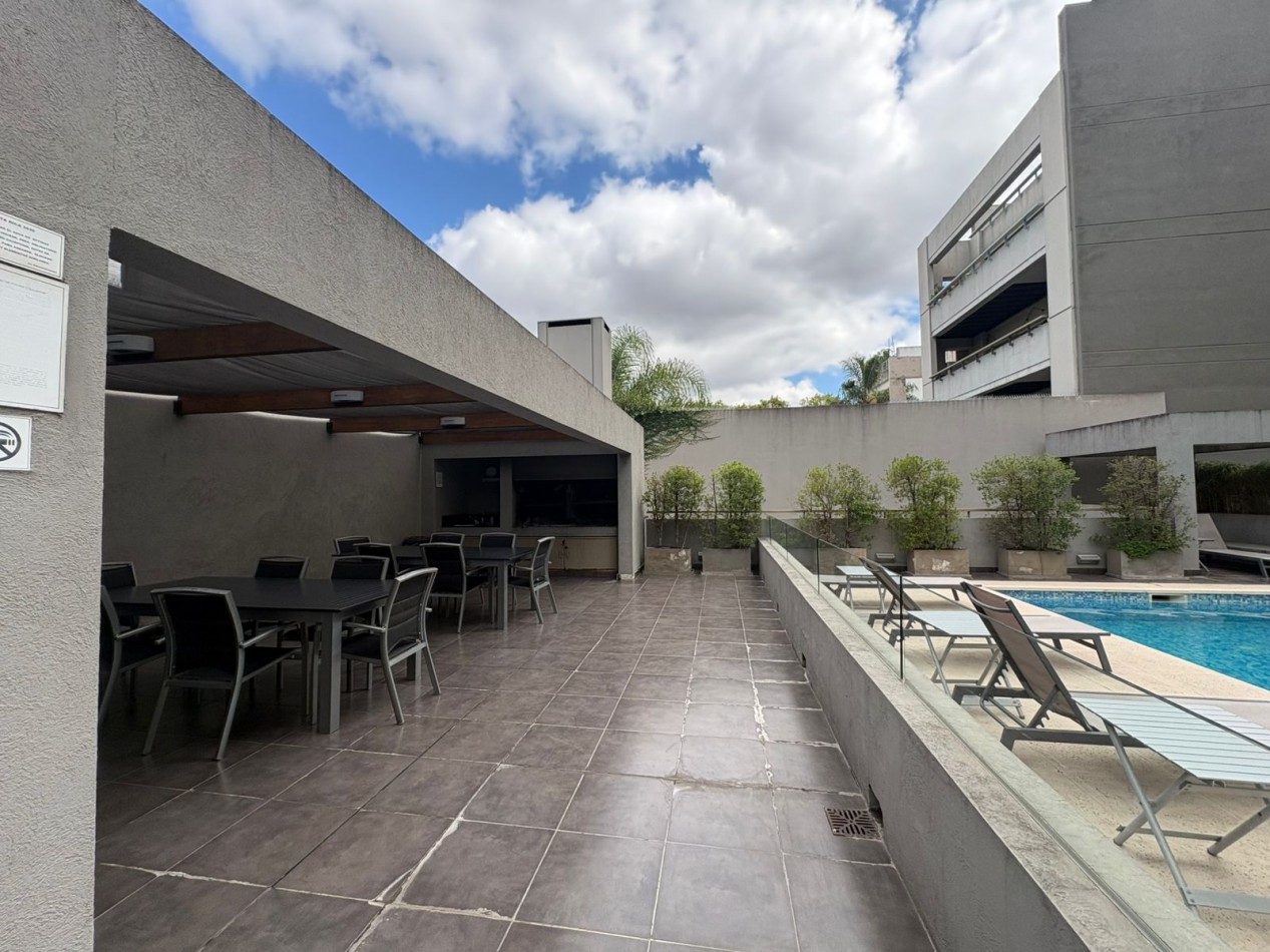 Amplio dos ambientes con amenities en Palermo