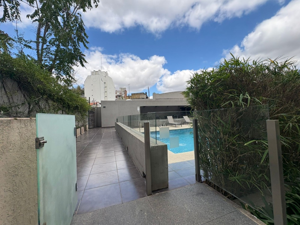 Amplio dos ambientes con amenities en Palermo