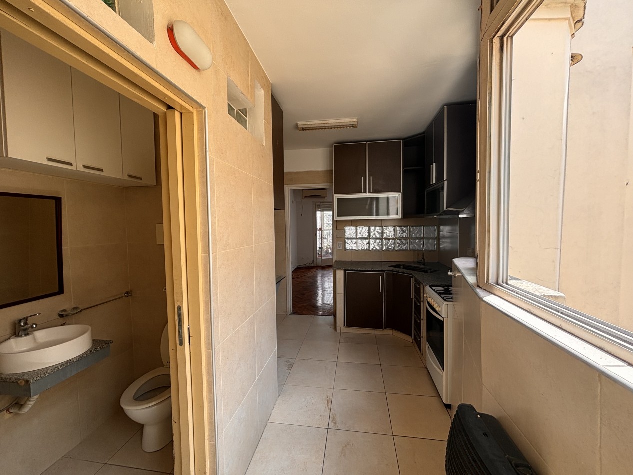 3 ambientes con balcon terraza luz y sol 