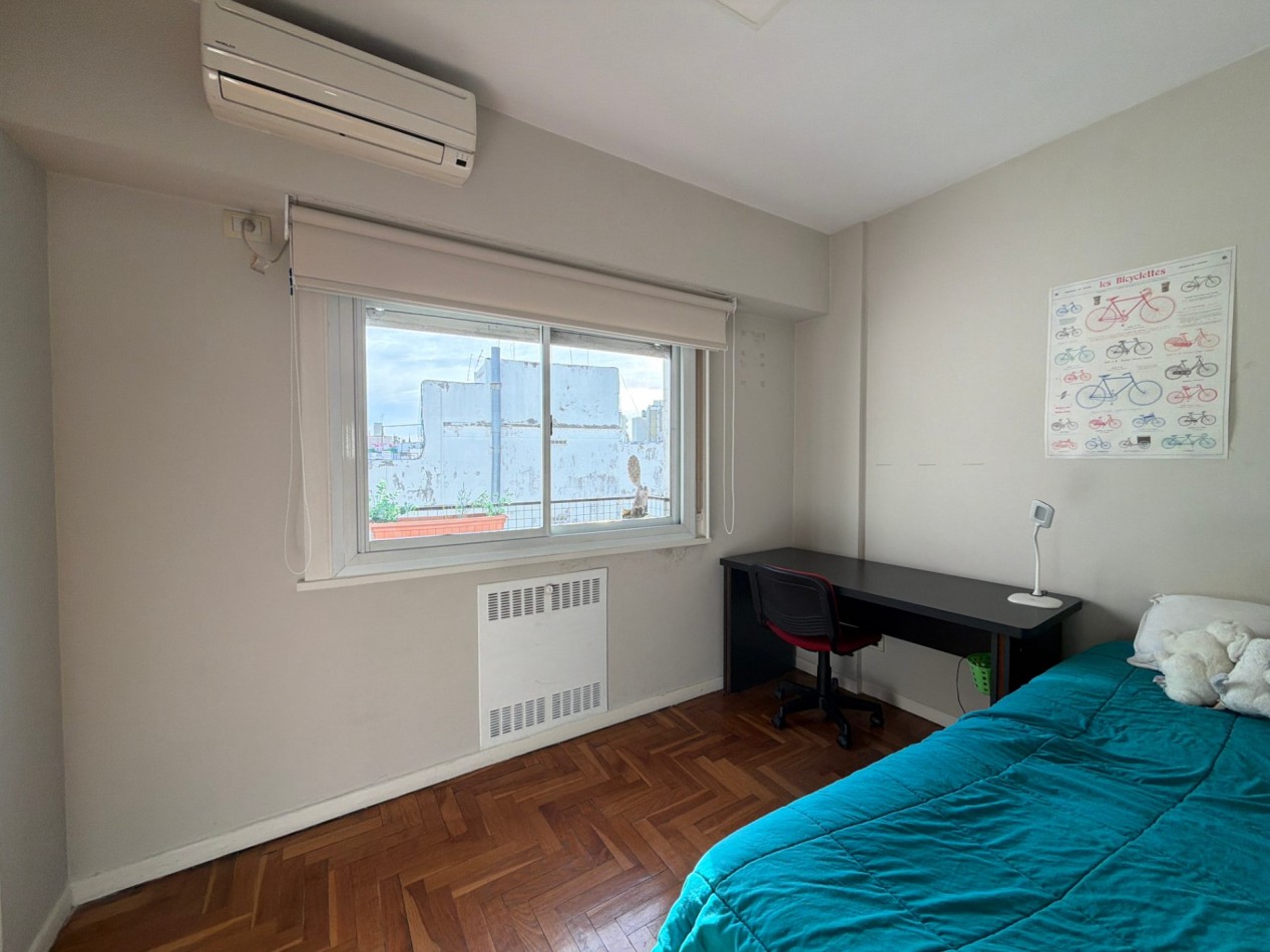 3 ambientes con balcon al contrafrente 