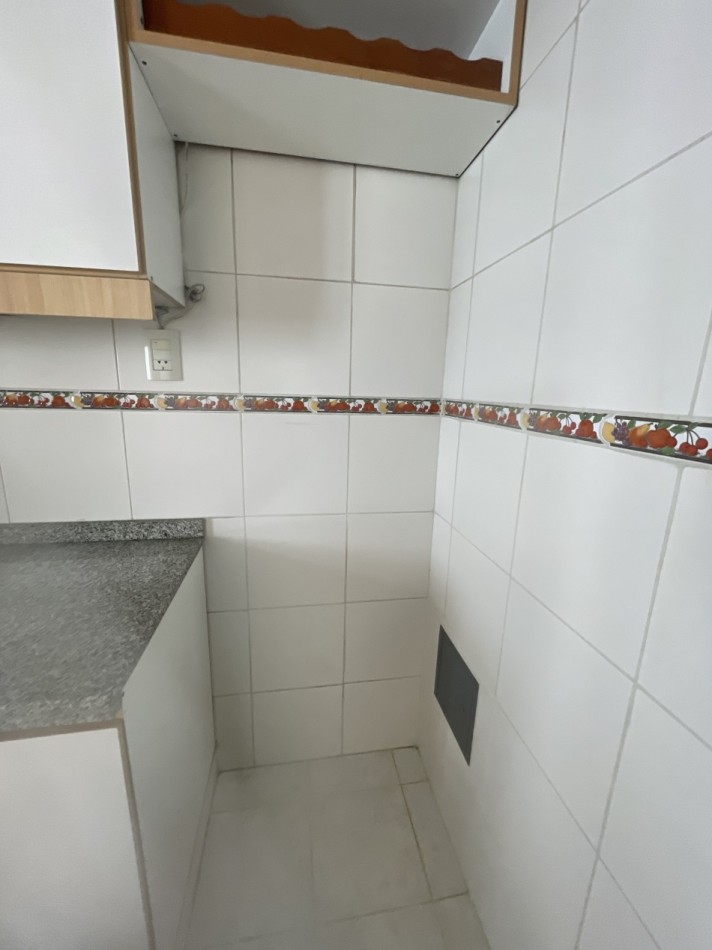 Luminoso y amplio 2 ambientes al contrafrente 