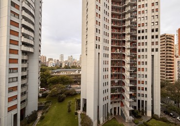 2 ambientes con hermosa vista abierta en un 8° piso