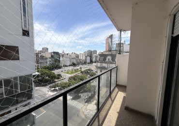 2 ambientes con balcon muy luminosos 